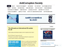 Tablet Screenshot of anticorruptionsociety.com